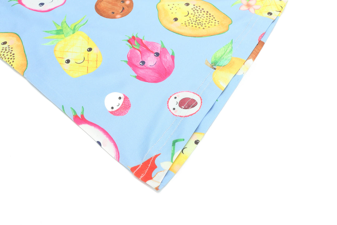 Baby Nursing Carseat Cover Hawaiʻi Fruits Blue