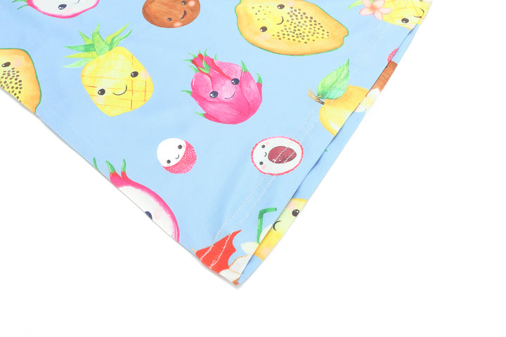 Baby Nursing Carseat Cover Hawaiʻi Fruits Blue