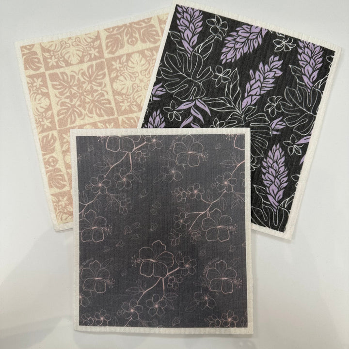 Swedish Dish Cloth Sakura Ginger Quilt