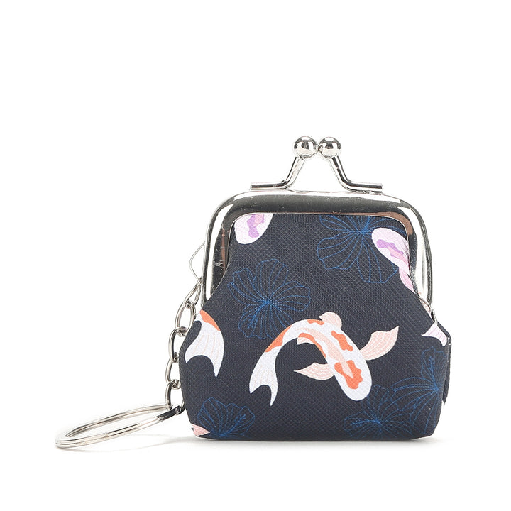 Pouch Coin Small Koi Navy