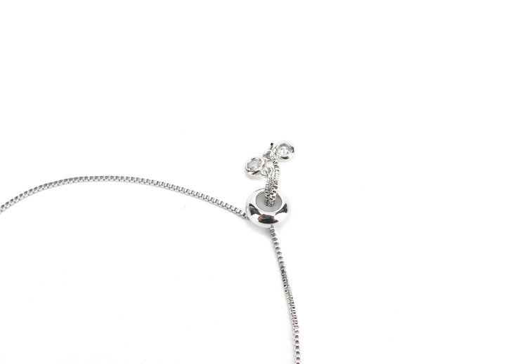 JW Crystal Bracelet Pineapple Large Silver