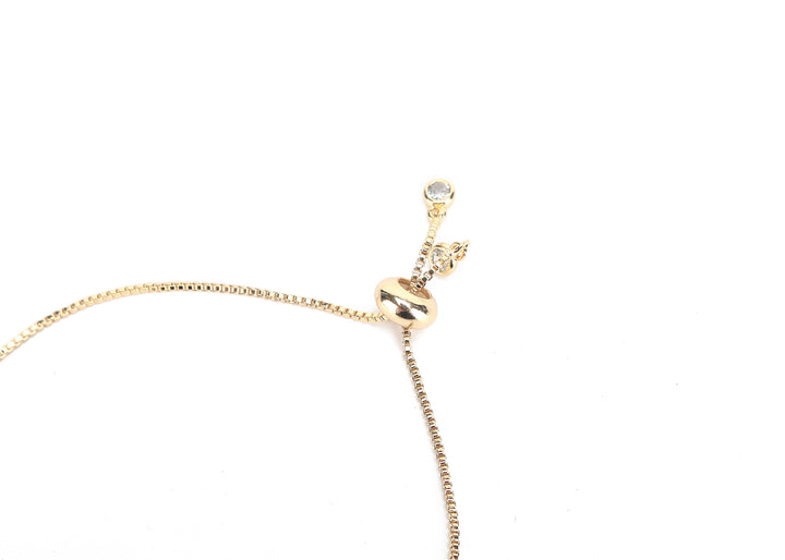 JW Crystal Bracelet Palmtree Gold