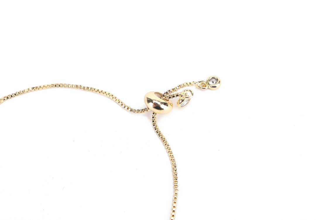 JW Crystal Bracelet Airplane Gold