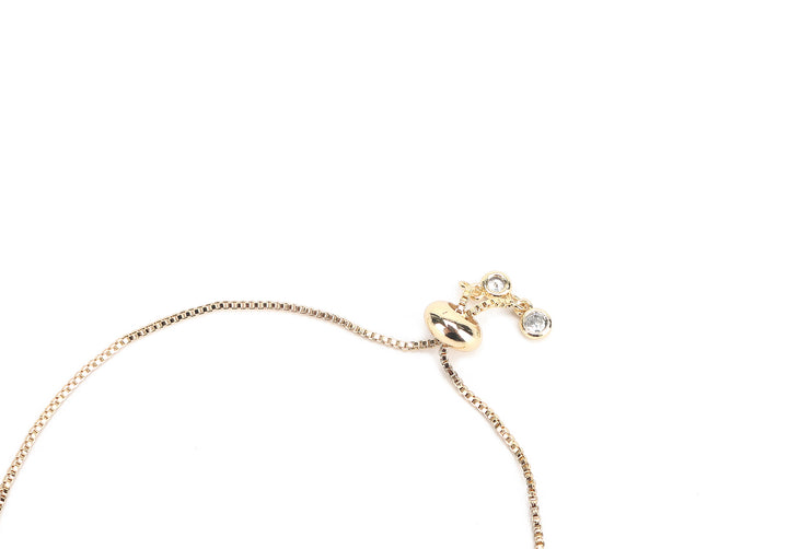 JW Crystal Bracelet Butterfly Gold