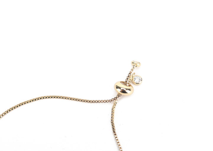 JW Crystal Bracelet Owl Gold