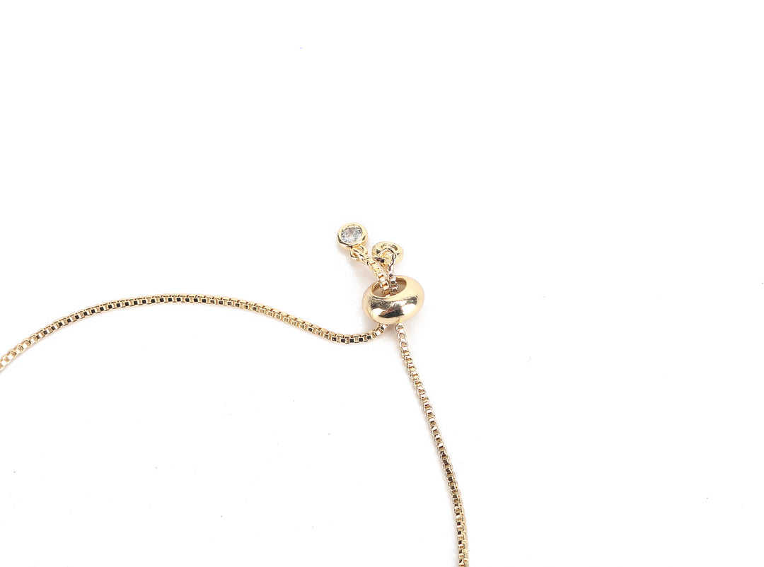 JW Crystal Bracelet Octopus Gold