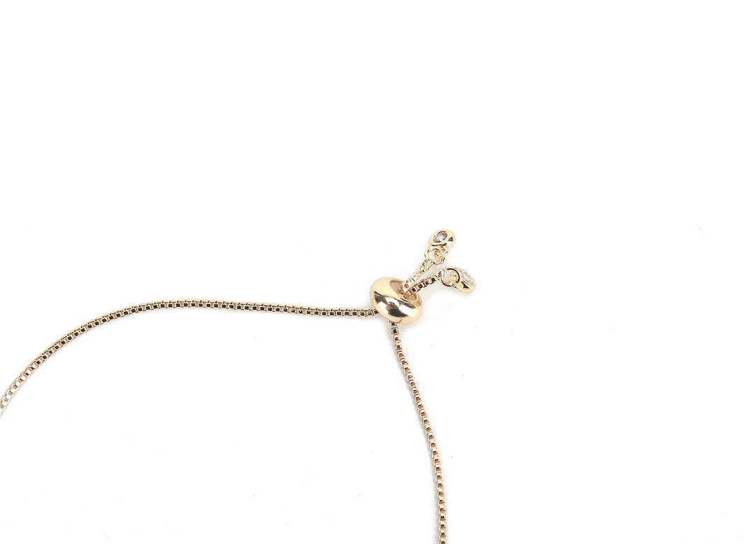 JW Crystal Bracelet Dolphin Gold