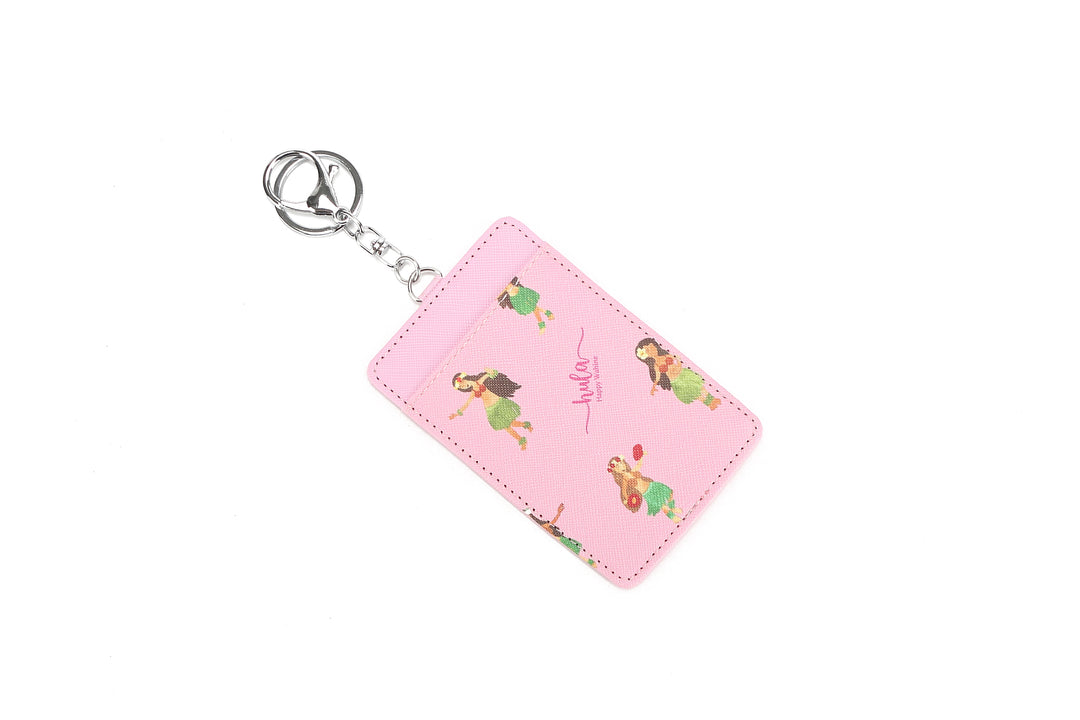 Card Case April Hula Girl Pink