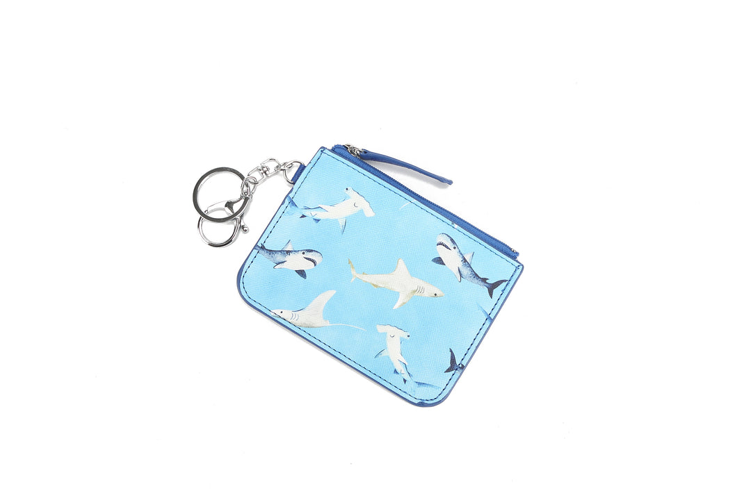 Card Case May Happy Shark Blue