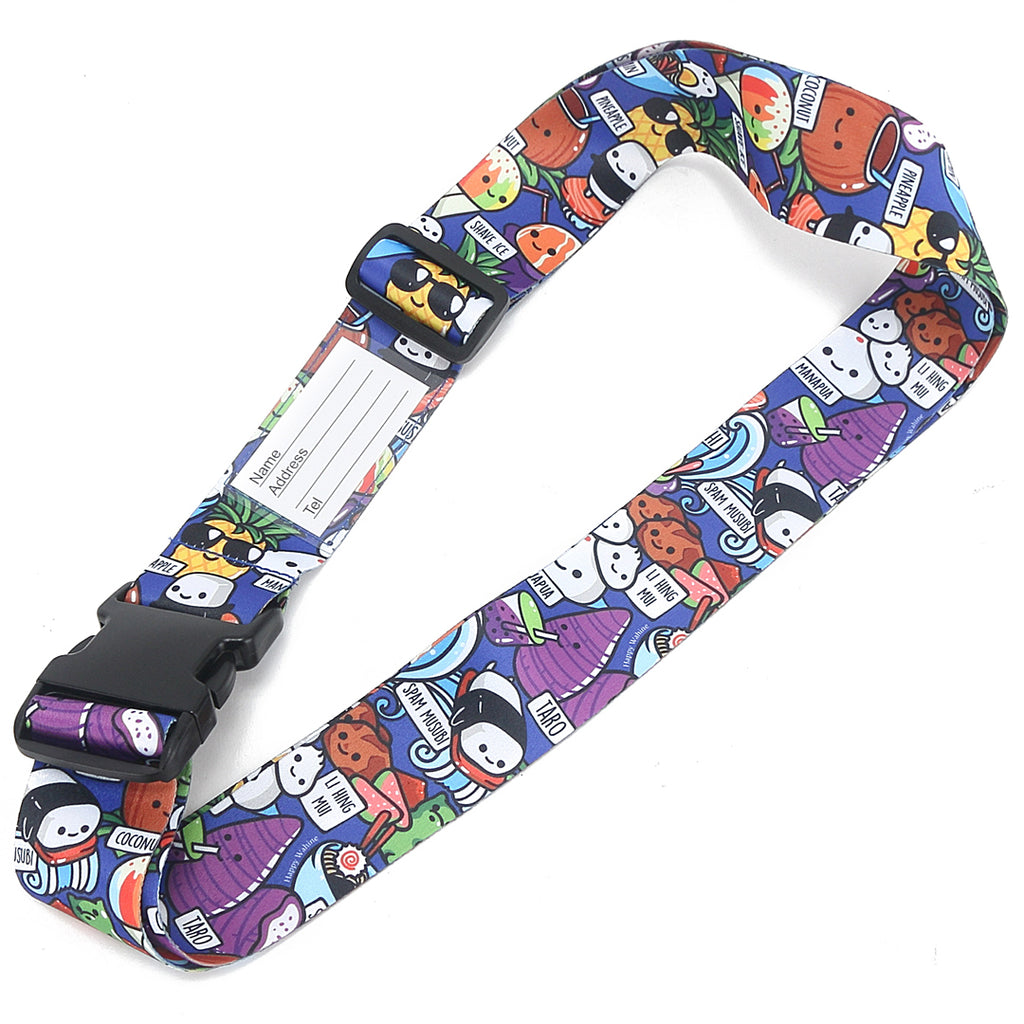 Luggage Strap Craving Hawaii Blue – Happy Wahine