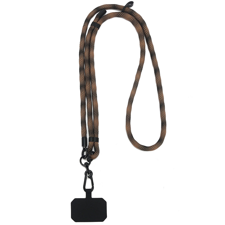 Phone Strap Black-Beige