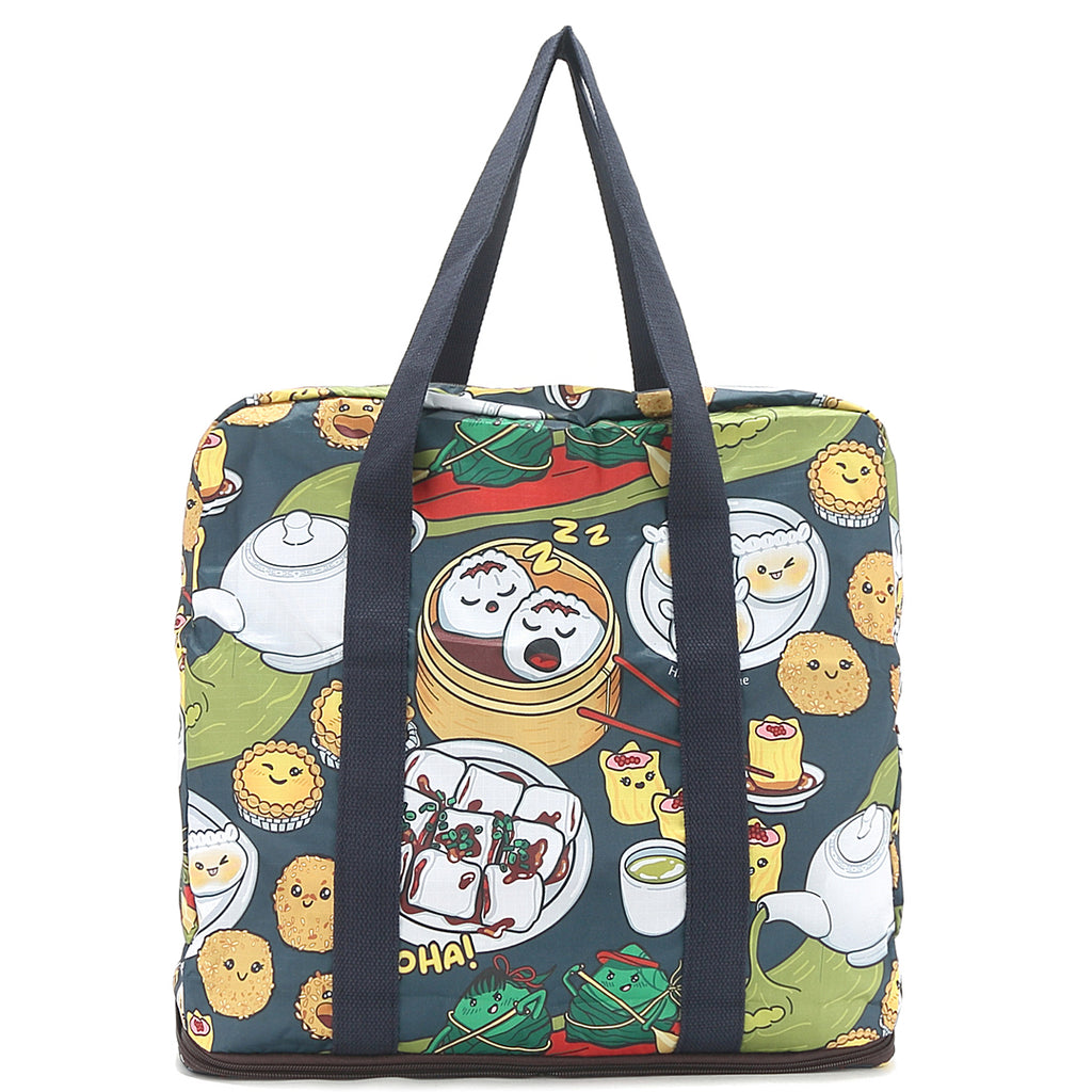 Foldable Duffle Bag Sophie Dim Sum Grey – Happy Wahine