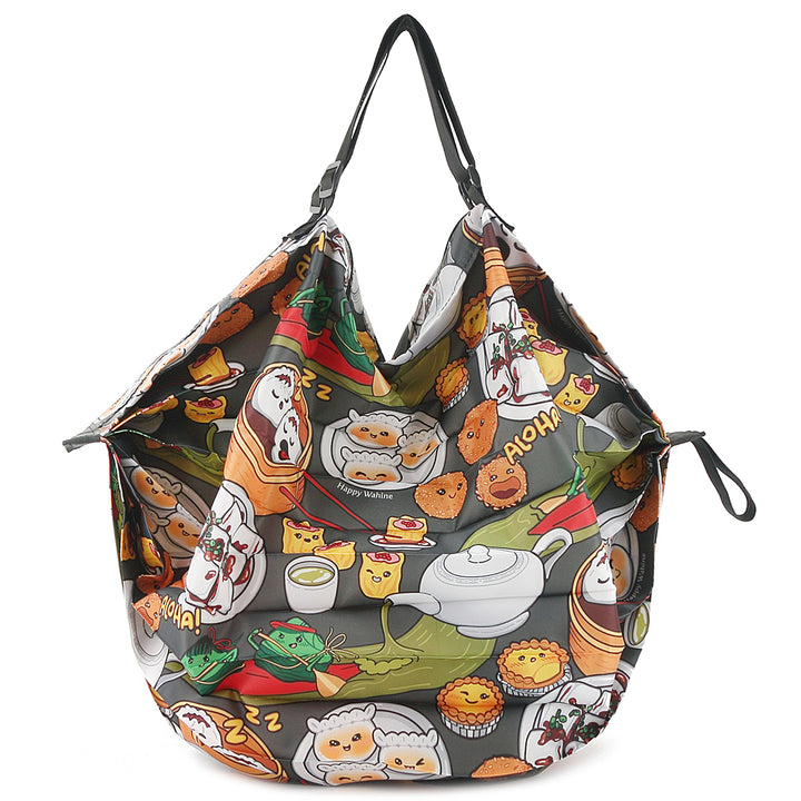 Foldable Bag Jazmine Dim Sum Grey