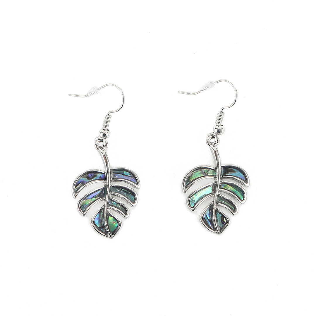monstera earring Jewelry Makamae Earring Monstera Silver