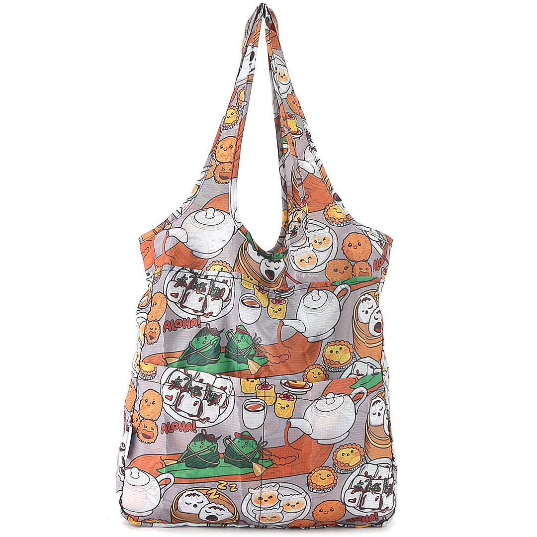 Foldable Bag Jacqueline Dim Sum Grey