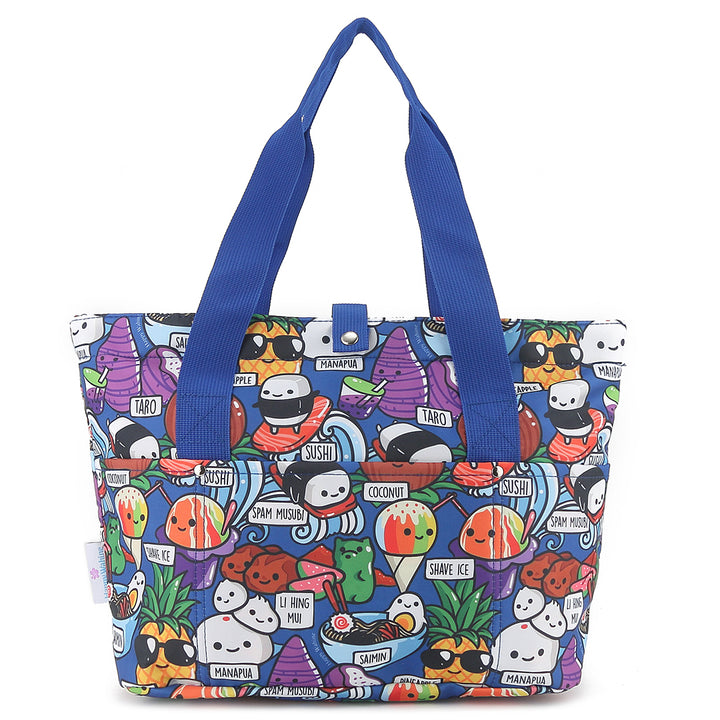 Compact Tote Jade Craving Hawaii Blue