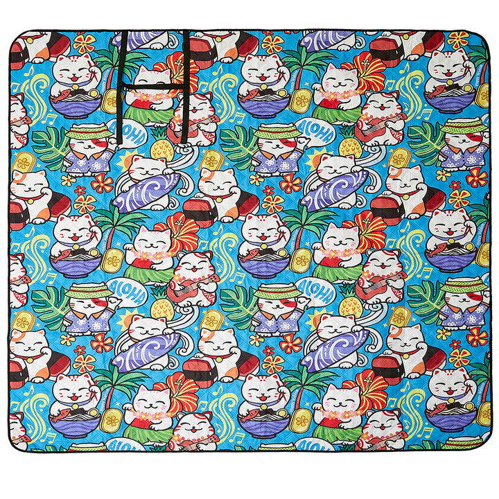 Beach Mat Neko Teal