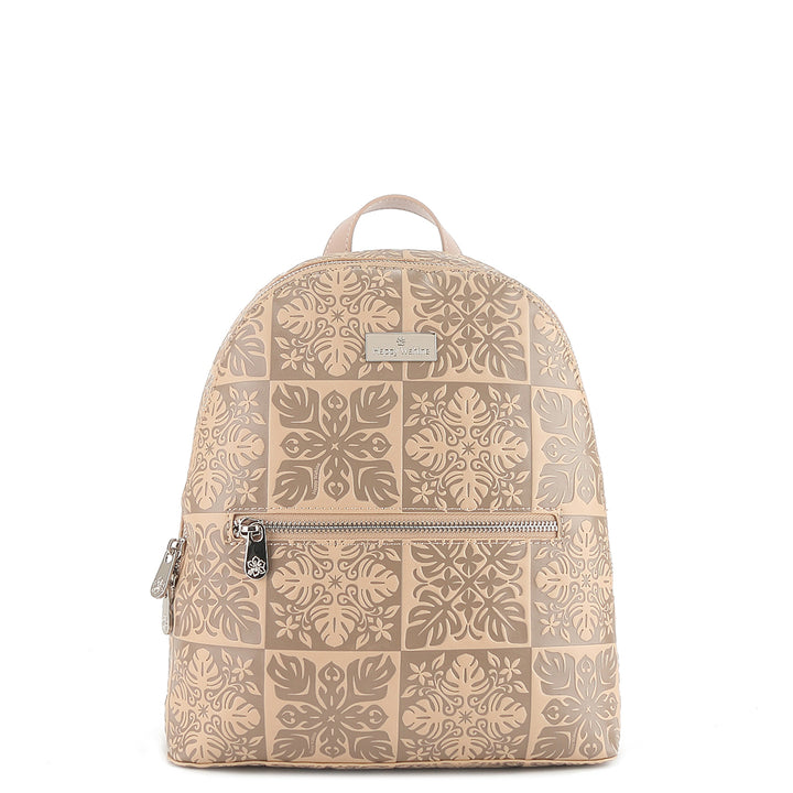 Backpack Tiffany Quilt Embossed Beige