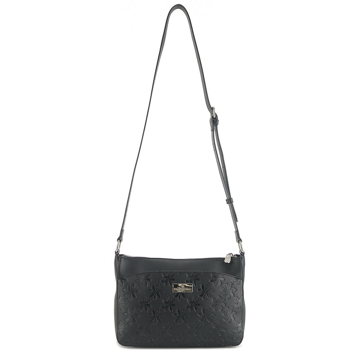 Crossbody Brittney Tiare Embossed Black