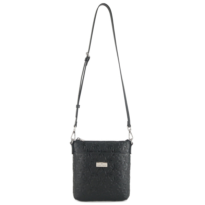Crossbody Lisa Tiare Embossed Black