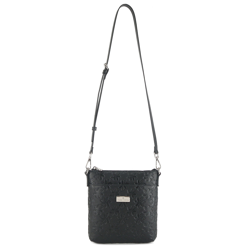 ◆VALLUAT◆ Edero mini silver bagBlack isbn-59 Crossbody Lisa Tiare Embossed Black – Happy Wahine