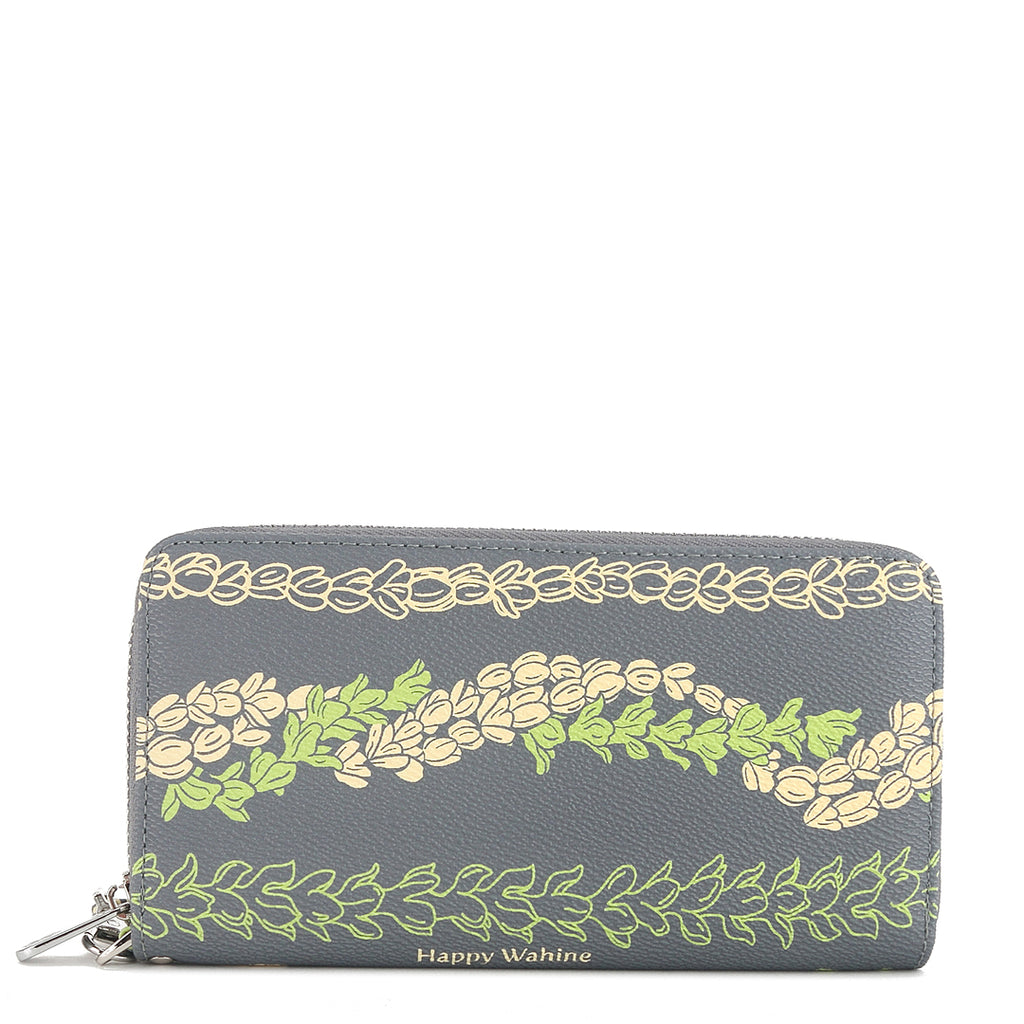 Wallet Kaylee Pakalana Grey – Happy Wahine