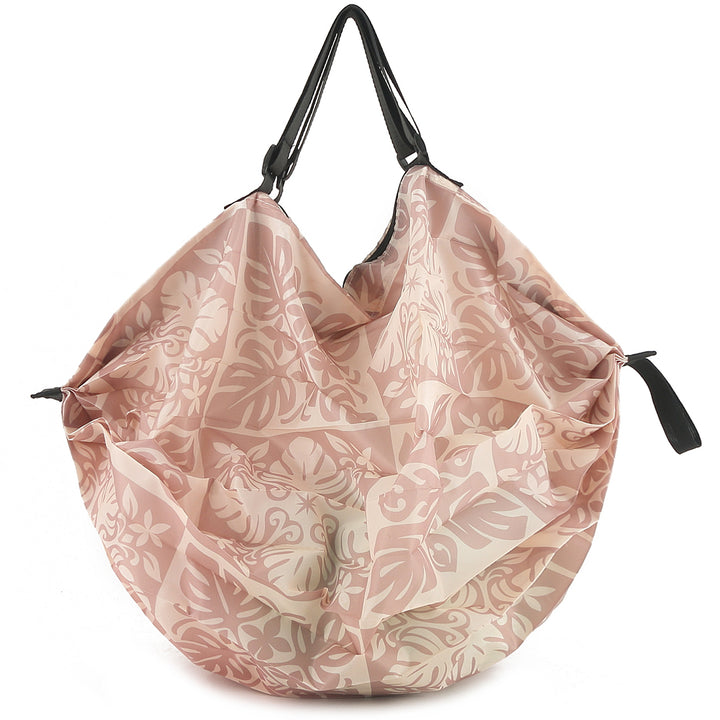 Foldable Bag Jazmine Quilt Beige
