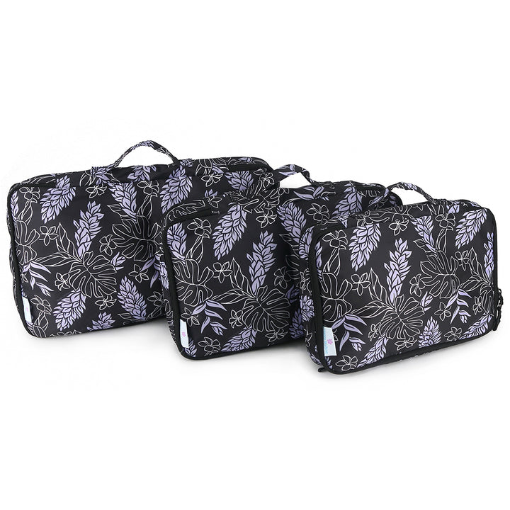Packing Cubes Compression Ginger Black (3-pieces)