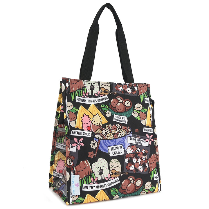 Lunch Tote Insulated Small Local Snacks Black