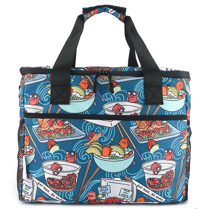 Cooler Tote Large Poke Competition Blue