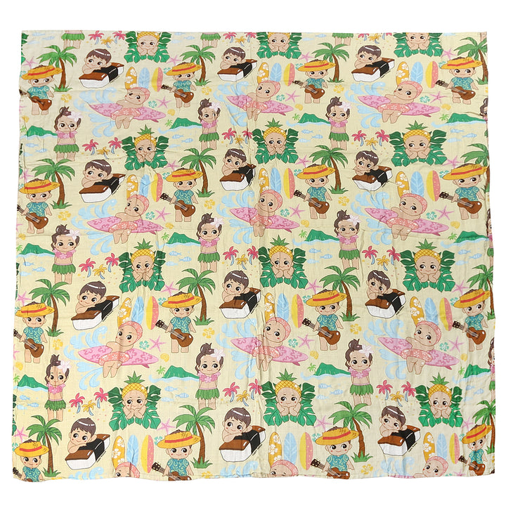 Baby Muslin Swaddle Angels Beige