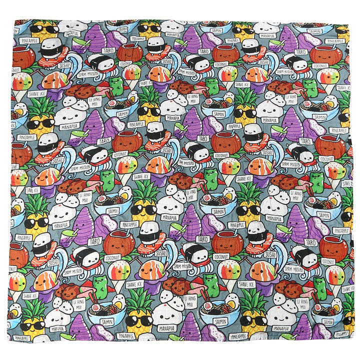 Baby Muslin Swaddle Craving Hawaii Grey