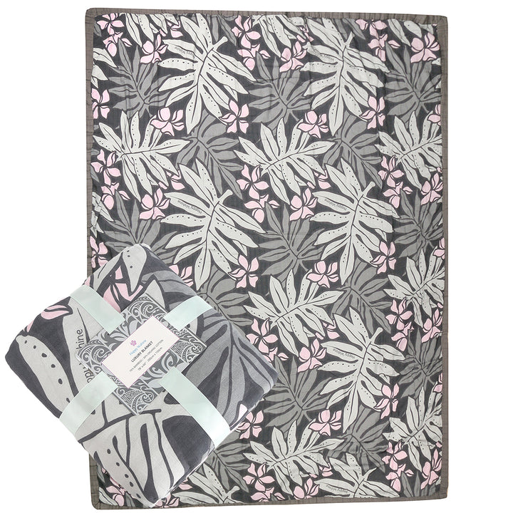 Luxury Bamboo Blanket Lauae Dark Grey