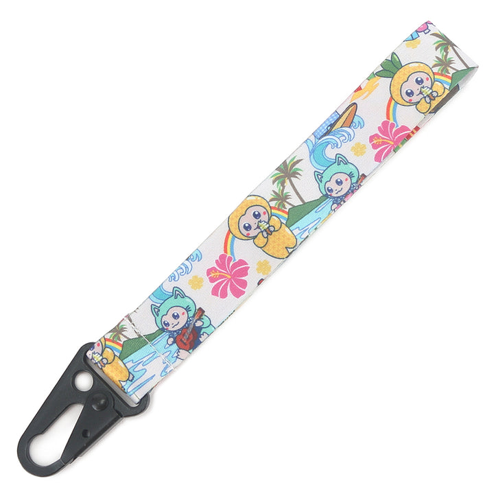 Lanyard Short Aloha Monsters Beige