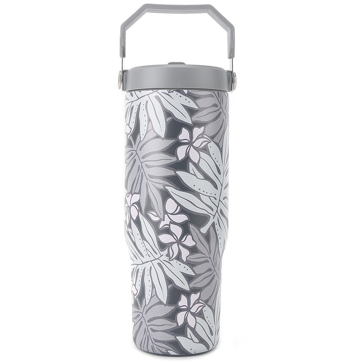 Insulated Water Bottle 30oz Lauae Dark Grey
