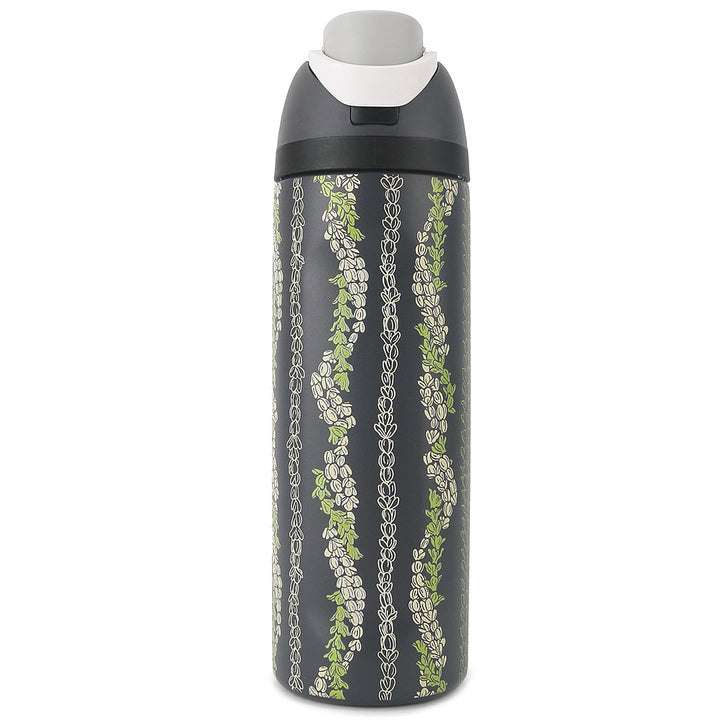 Insulated Water Bottle 24oz Snap Pakalana Grey