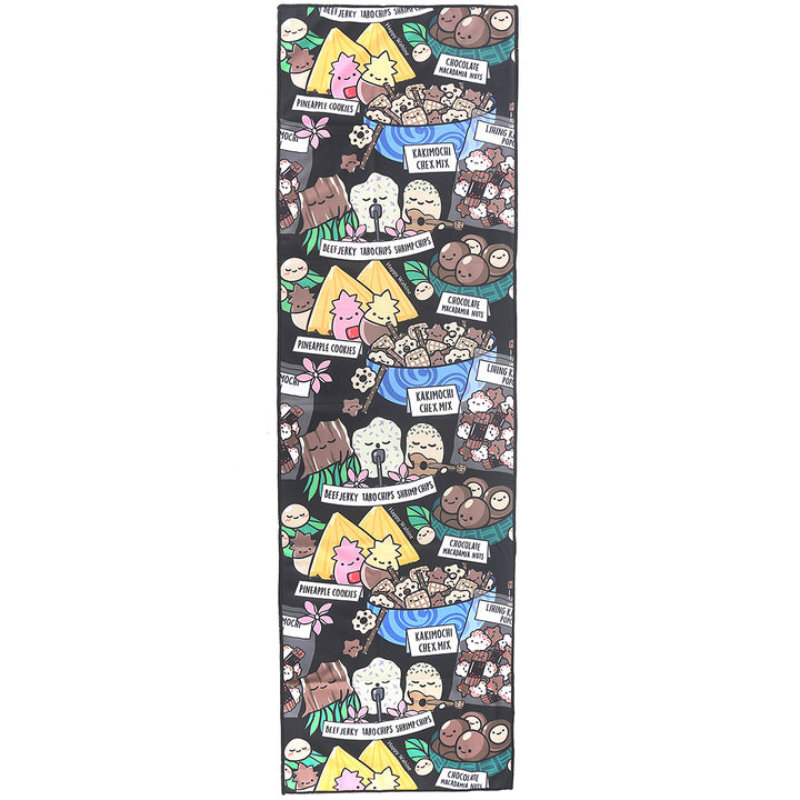 Cool Towel Local Snacks Black