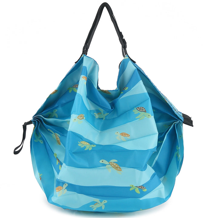 Foldable Bag Jazmine Mini Turtles Blue