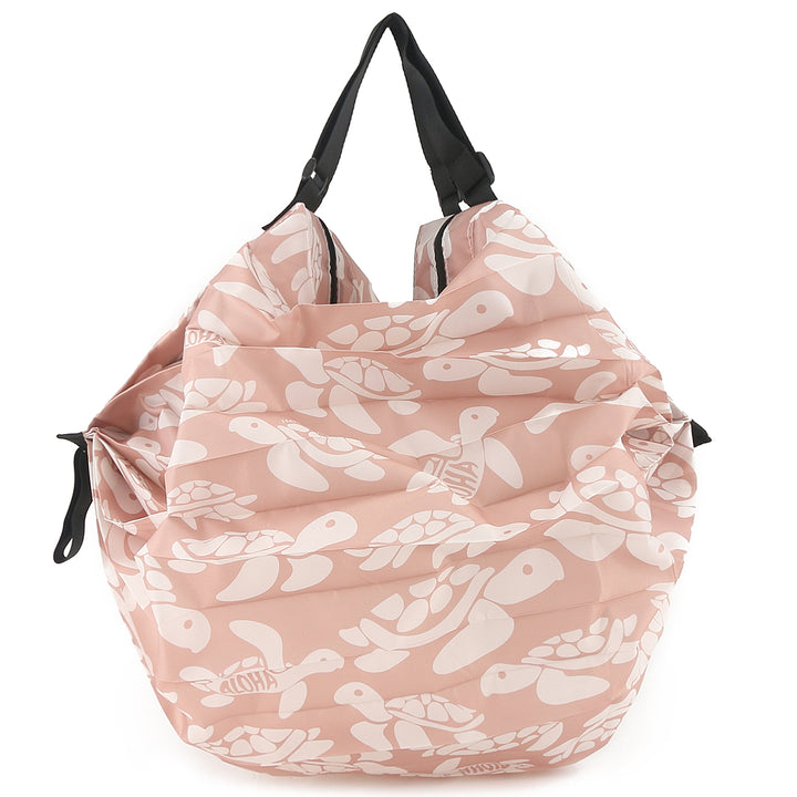 Foldable Bag Jazmine Aloha Turtles Pink