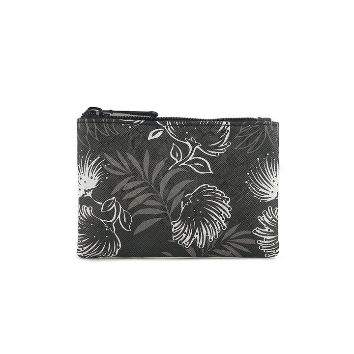 Pouch Zip Small Lehua Black