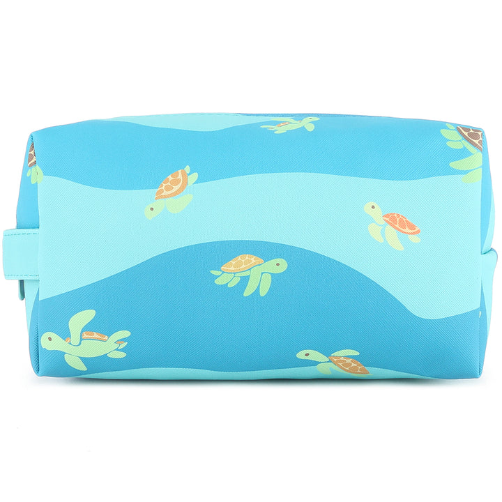 Pouch Cosmetic Mini Turtles Blue