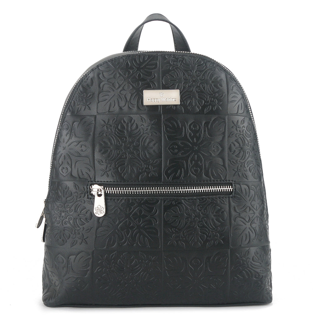 バッグ apolina Hattie Patchwork Backpack Backpack Tiffany Quilt Black Embossed – Happy Wahine