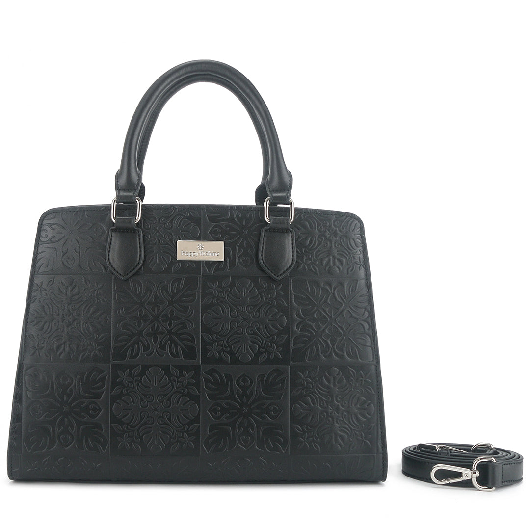 Quilt Embossed Black – Happy Wahine