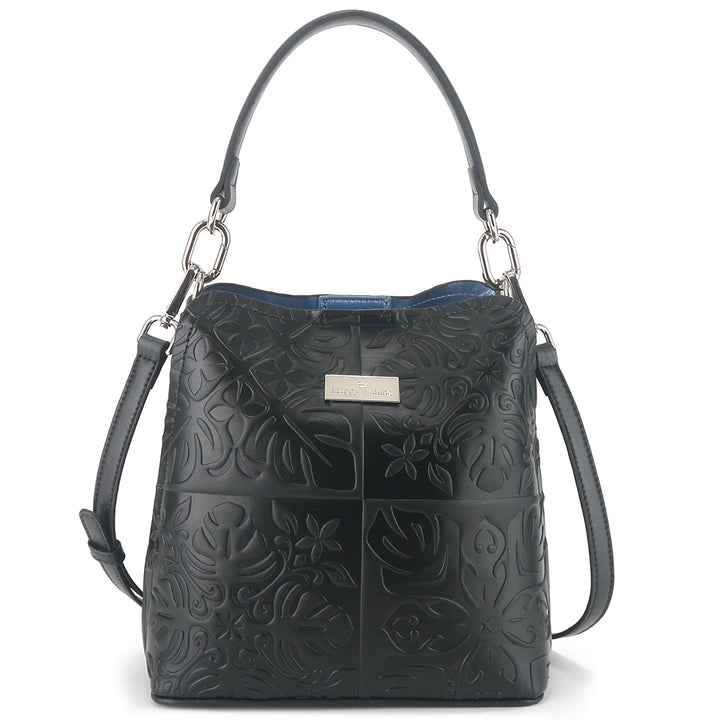Crossbody Abby Quilt Black Embossed