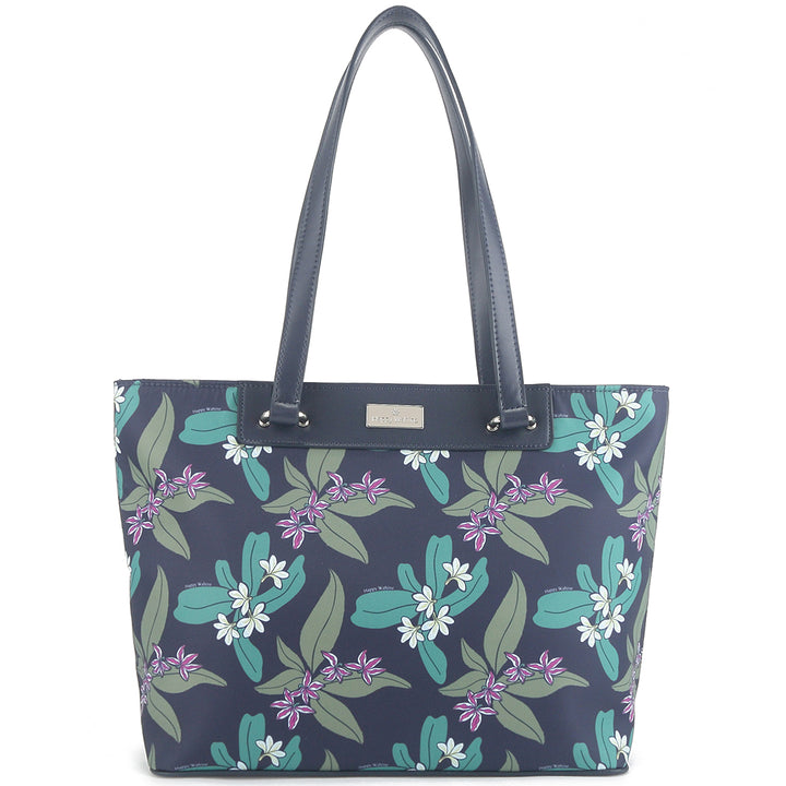 Tote Bag Ke'olu Naupaka Navy