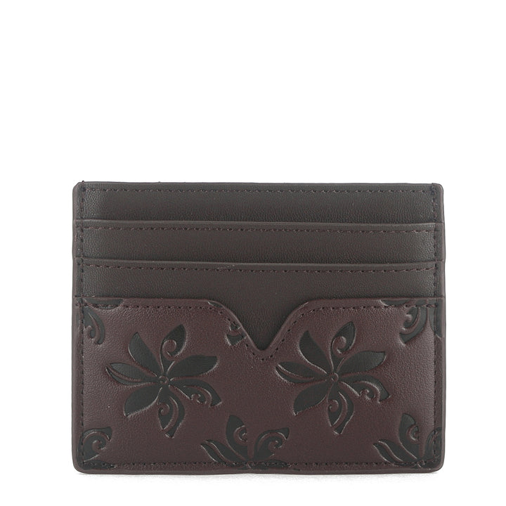 Cardcase Meilany Tiare Embossed Brown