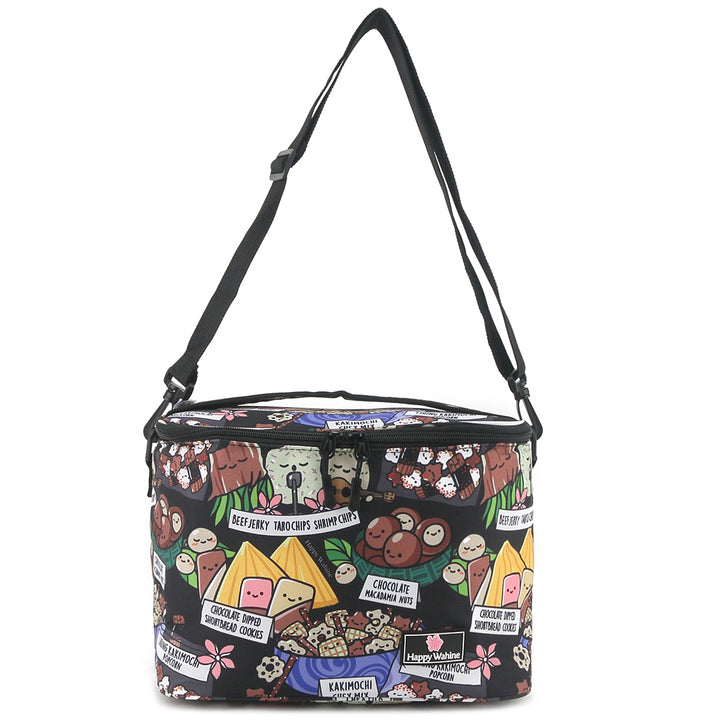 Cooler Tote Medium Local Snacks Black