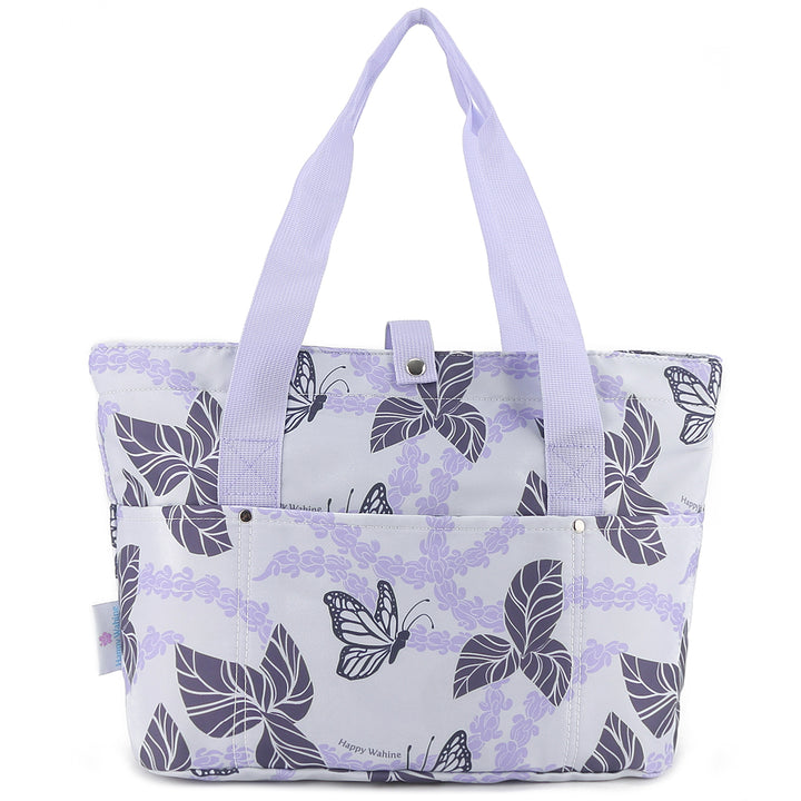 Compact Tote Jade Crownflower Purple