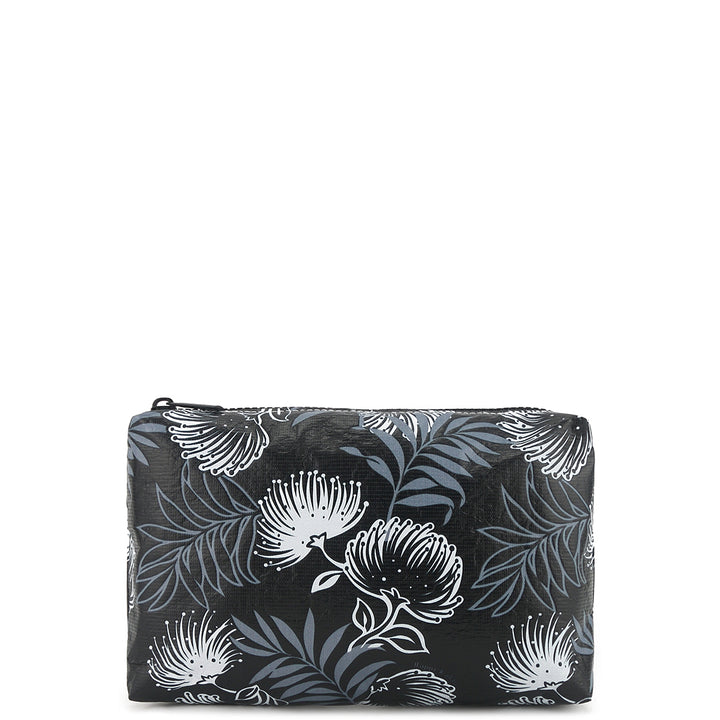 Wai Wai Pouch Small Lehua Black