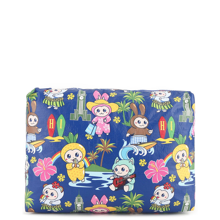 Wai Wai Pouch Medium Local Monsters Blue